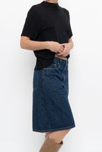 Load image into Gallery viewer, MICHAEL STARS x Made in USA x Black Mockneck Sodt Supima Tee (XS-M)