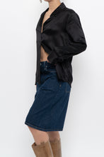 Load image into Gallery viewer, REFORMATION x Black Silk Blouse (XS, S)