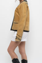 Load image into Gallery viewer, Vintage x Beige, Teal Suede Western Studded Jacket (M)
