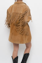 Load image into Gallery viewer, Vintage x Made in Korea x Beige Suede Fringe Jacket (M, L)