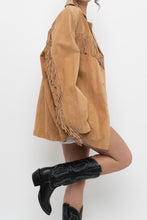 Load image into Gallery viewer, Vintage x DENIM &amp; CO Perfect Beige Fringe Jacket (S-XL)