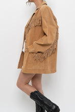 Load image into Gallery viewer, Vintage x DENIM &amp; CO Perfect Beige Fringe Jacket (S-XL)