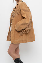 Load image into Gallery viewer, Vintage x DENIM &amp; CO Perfect Beige Fringe Jacket (S-XL)