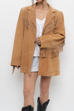 Load image into Gallery viewer, Vintage x DENIM &amp; CO Perfect Beige Fringe Jacket (S-XL)