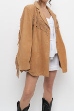 Load image into Gallery viewer, Vintage x DENIM &amp; CO Perfect Beige Fringe Jacket (S-XL)