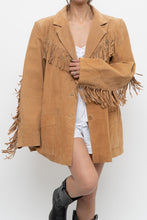 Load image into Gallery viewer, Vintage x DENIM &amp; CO Perfect Beige Fringe Jacket (S-XL)