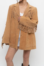 Load image into Gallery viewer, Vintage x DENIM &amp; CO Perfect Beige Fringe Jacket (S-XL)