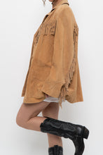 Load image into Gallery viewer, Vintage x DENIM &amp; CO Perfect Beige Fringe Jacket (S-XL)