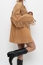 Load image into Gallery viewer, Vintage x DENIM &amp; CO Perfect Beige Fringe Jacket (S-XL)