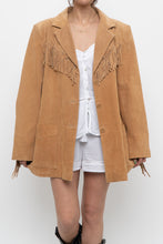 Load image into Gallery viewer, Vintage x DENIM &amp; CO Perfect Beige Fringe Jacket (S-XL)