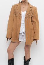 Load image into Gallery viewer, Vintage x DENIM &amp; CO Perfect Beige Fringe Jacket (S-XL)