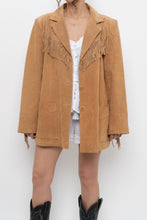 Load image into Gallery viewer, Vintage x DENIM &amp; CO Perfect Beige Fringe Jacket (S-XL)