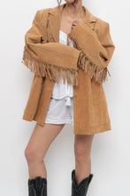 Load image into Gallery viewer, Vintage x DENIM &amp; CO Perfect Beige Fringe Jacket (S-XL)