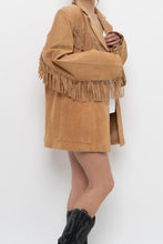 Load image into Gallery viewer, Vintage x DENIM &amp; CO Perfect Beige Fringe Jacket (S-XL)