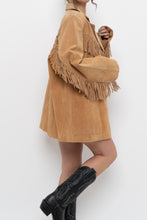 Load image into Gallery viewer, Vintage x DENIM &amp; CO Perfect Beige Fringe Jacket (S-XL)