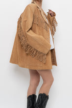 Load image into Gallery viewer, Vintage x DENIM &amp; CO Perfect Beige Fringe Jacket (S-XL)