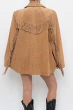 Load image into Gallery viewer, Vintage x DENIM &amp; CO Perfect Beige Fringe Jacket (S-XL)