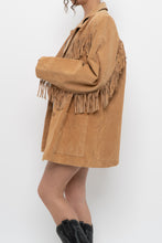 Load image into Gallery viewer, Vintage x DENIM &amp; CO Perfect Beige Fringe Jacket (S-XL)