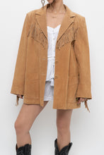 Load image into Gallery viewer, Vintage x DENIM &amp; CO Perfect Beige Fringe Jacket (S-XL)