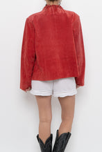 Load image into Gallery viewer, Vintage x DIALOGUE Red Fringe Jacket (XS-M)