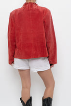 Load image into Gallery viewer, Vintage x DIALOGUE Red Fringe Jacket (XS-M)