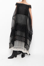 Load image into Gallery viewer, GARY GRAHAM x Black, White Layered Lace Dress (XS, S)