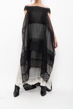 Load image into Gallery viewer, GARY GRAHAM x Black, White Layered Lace Dress (XS, S)