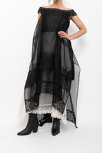 Load image into Gallery viewer, GARY GRAHAM x Black, White Layered Lace Dress (XS, S)