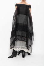 Load image into Gallery viewer, GARY GRAHAM x Black, White Layered Lace Dress (XS, S)