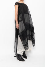 Load image into Gallery viewer, GARY GRAHAM x Black, White Layered Lace Dress (XS, S)