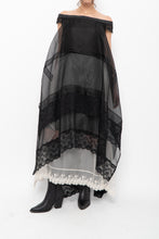 Load image into Gallery viewer, GARY GRAHAM x Black, White Layered Lace Dress (XS, S)