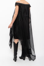 Load image into Gallery viewer, GARY GRAHAM x Black, White Layered Lace Dress (XS, S)