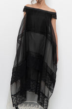Load image into Gallery viewer, GARY GRAHAM x Black, White Layered Lace Dress (XS, S)
