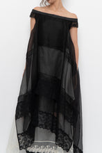 Load image into Gallery viewer, GARY GRAHAM x Black, White Layered Lace Dress (XS, S)
