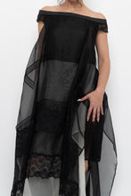Load image into Gallery viewer, GARY GRAHAM x Black, White Layered Lace Dress (XS, S)