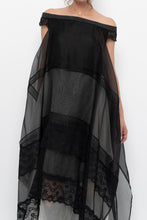 Load image into Gallery viewer, GARY GRAHAM x Black, White Layered Lace Dress (XS, S)