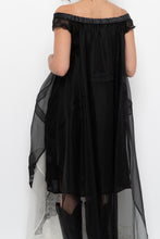 Load image into Gallery viewer, GARY GRAHAM x Black, White Layered Lace Dress (XS, S)