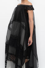 Load image into Gallery viewer, GARY GRAHAM x Black, White Layered Lace Dress (XS, S)