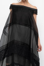 Load image into Gallery viewer, GARY GRAHAM x Black, White Layered Lace Dress (XS, S)