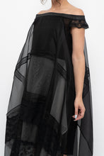 Load image into Gallery viewer, GARY GRAHAM x Black, White Layered Lace Dress (XS, S)