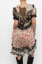 Load image into Gallery viewer, DOLCE &amp; GABANNA Patchwork Floral Pure Silk Layered Dress (S, M)