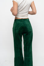 Load image into Gallery viewer, Vintage x Green Suede Fringe Pants (S)