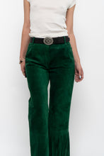 Load image into Gallery viewer, Vintage x Black Leather, Silver Rhinestone Buckle Belt (S, M)