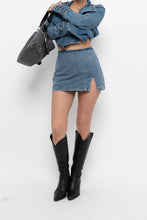 Load image into Gallery viewer, AMANDA UPRICHARD x Blue Denim Mini Skort (S)