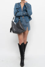 Load image into Gallery viewer, AMANDA UPRICHARD x Blue Denim Mini Skort (S)