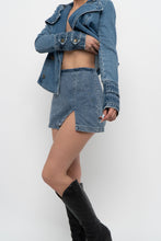 Load image into Gallery viewer, AMANDA UPRICHARD x Blue Denim Mini Skort (S)
