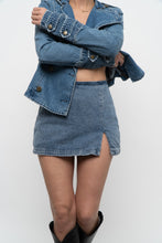 Load image into Gallery viewer, AMANDA UPRICHARD x Blue Denim Mini Skort (S)