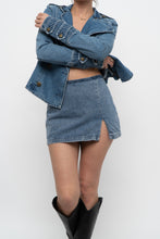 Load image into Gallery viewer, AMANDA UPRICHARD x Blue Denim Mini Skort (S)