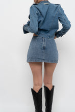 Load image into Gallery viewer, AMANDA UPRICHARD x Blue Denim Mini Skort (S)
