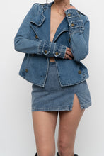 Load image into Gallery viewer, Vintage x Made in Italy x JEAN PAUL GAUTIER Denim Jacket (S, M)